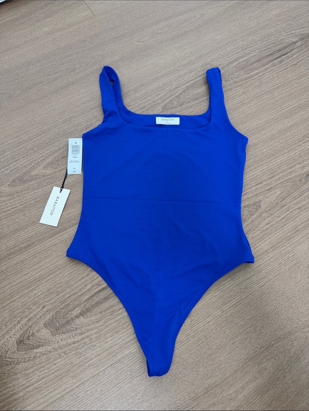 Aritzia Babaton Bright Blue Bodysuit